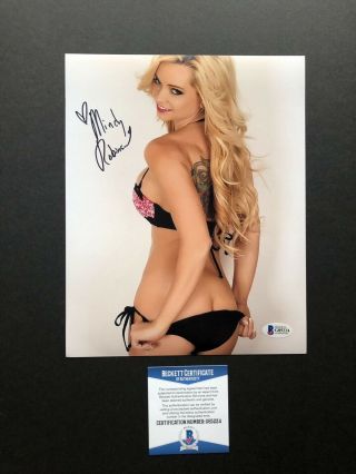 Mindy Robinson Autographed Signed 8x10 Photo Beckett Bas Sexy Hot Model Wow