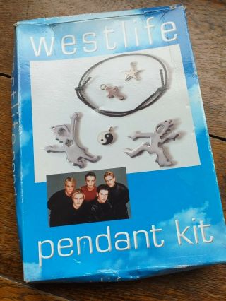 Westlife Pendant Making Kit & Keyring Official Merchandise Memorabilia 2000