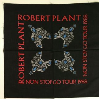 Robert Plant,  Non Stop Go Tour Concert Bandana,  1988,