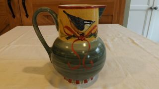 LENOX WINTER GREETINGS PITCHER by CATHERINE McCLUNG 2