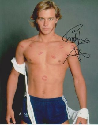 Christopher Atkins Signed Photo - Star Of The Blue Lagoon / Dallas - Sexy G271
