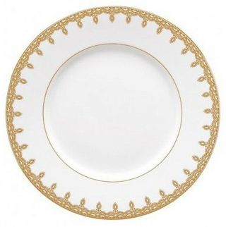 Waterford Lismore Lace Gold Accent Salad Plate 9 " Bone China