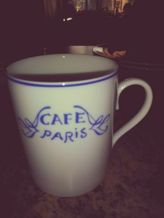 Cafe Paris Blue Les Residences De Bernardaud Cafe Paris Coffee Cups