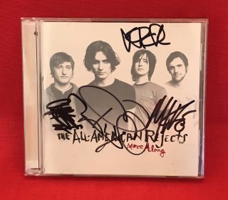 The All - American Rejects Move Along Signed By The Band Cd