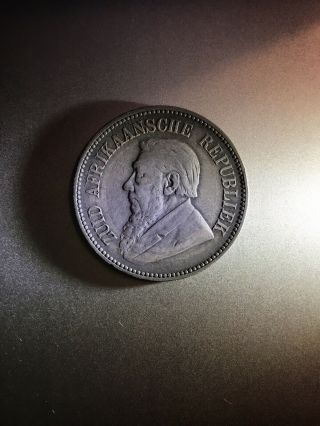 1896 2 1/2 Shillings Very Fine Silver Coin
