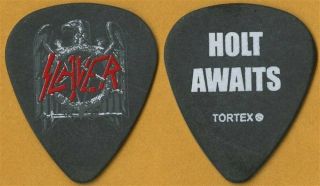 Slayer Gary Holt 2011 Soundwave Concert Tour Holt Awaits Band Guitar Pick Exodus