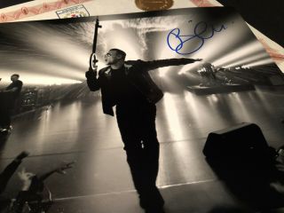 Bono U2 Signed 10x8 Photo Authentic Autograph With