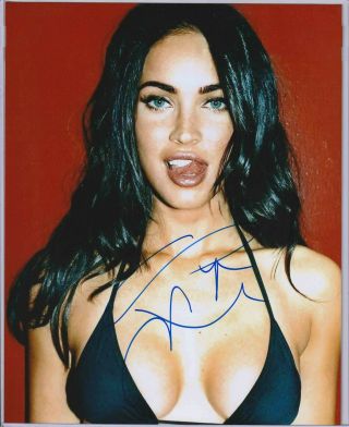 Megan Fox Signed 8 X 10 Photo Autograph Photo Signature Has Hologram