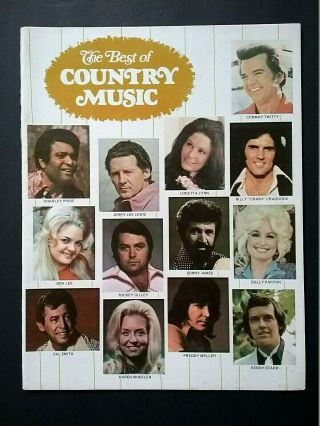 " Conway Twitty  Best Of Country Music Concert Book " 1970 