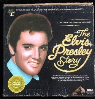 The Elvis Presley Story 5 Records Lp Vinyl Rca Box Set 1977 Limited Edition