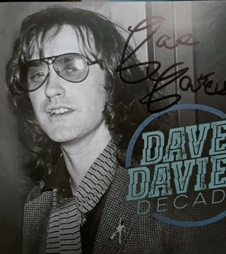 Dave Davies The Kinks Hand Signed Cd Booklet