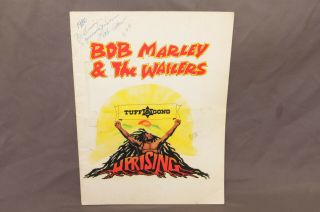 Bob Marley & The Wailers Uprising 1980 Tour Program Concert Roots Reggae