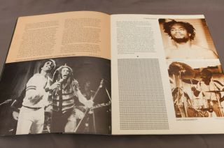 Bob Marley & The Wailers uprising 1980 Tour Program concert roots reggae 3