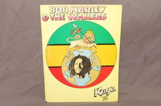 Bob Marley & The Wailers Kaya 1978 Tour Program Concert Roots Reggae Island Recs