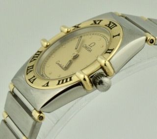 Ladies Omega Constellation 795.  1080 Stainless Steel & 18k Gold 22mm Quartz Watch 3