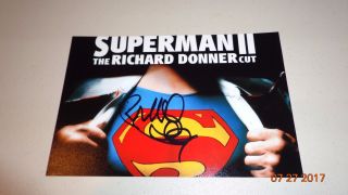 Richard Donner Signed Picture Autographed With Superman Goonies The Omen