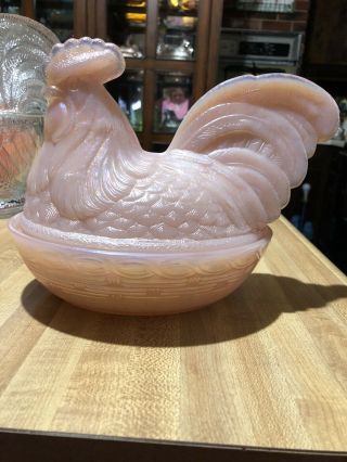 Fenton Glass Hen On Nest