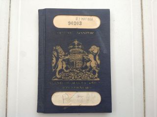 Malta/british Passport.  Expired Island Of Malta And Its Dependancies 1956.