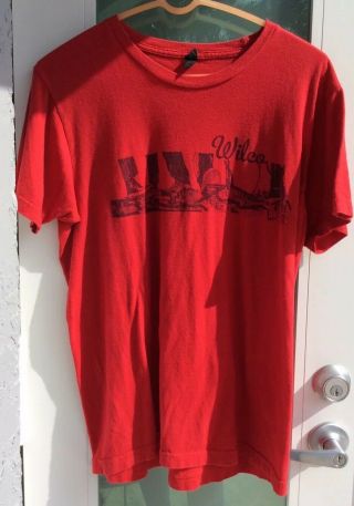Wilco Size Medium Concert T - Shirt Red