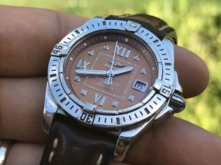 Breitling Galactic 32 Ladies Diamond Swiss Quartz Watch A71356 - Needs Battery