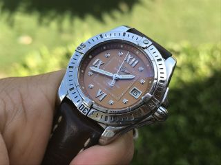 Breitling Galactic 32 Ladies Diamond Swiss Quartz Watch A71356 - Needs Battery 3
