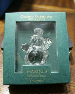 Marquis By Waterford - Christmas Endearments - First In Series - Snowman