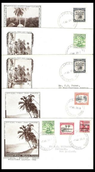 Pacific Islands / Western Samoa 1935 - 69 Covers Lot (x12) (jf) Bulk Lot
