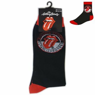 The Rolling Stones Unisex Ankle Socks (uk Size 7 - 11) 100 Official Merchandise