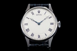 Custom Made Case Rolex Pocket Movement Swiss Men’s Watch,  Certificate