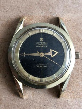 Watch Universal Geneve Polerouter Broad Arrow Cal.  215 Gold Filled Case