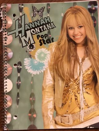 Rare Hannah Montana Notebook Miley Cyrus