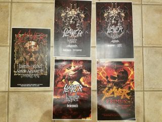 Slayer 11x17 2018 2019 Final Tour Promo Concert Poster Lamb Of God Tickets Cd