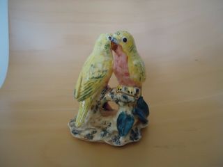 Old Vintage Stangl Pottery Double Yellow Birds Figurine 3404 Signed