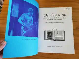 DeadBase 1990,  The Complete Guide To Grateful Dead Song Lists,  Numbered 2292 2