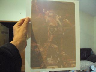 Vintage Gene Simmons Kiss Alive Ll Tour T - Shirt Transfer Circa 1977 Id:49895