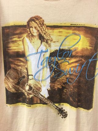 Vintage Taylor Swift 2006 Authentic Concert Tour T Shirt Women’s S 2
