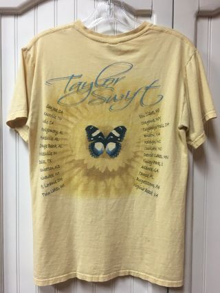 Vintage Taylor Swift 2006 Authentic Concert Tour T Shirt Women’s S 3