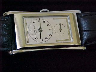 Vintage Favre Leuba Silver Case Prince Styled Duo Dial Doctors Watch Restored