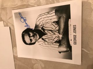 George Jones Singer 8x10 Signed Photo Autograph Picture