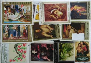 Paintings & Art 1000 Stamps (549)