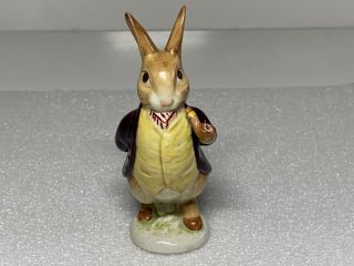 Beswick Beatrix Potter Figurine Mr Benjamin Bunny Bp2 Oval Mark
