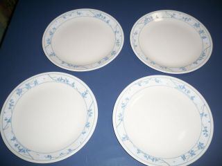 4 Corelle Corning Dinner Plates First Of Spring 10 1/4 "