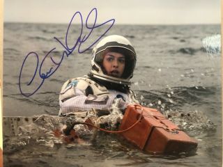 Anne Hathaway Signed Autograph 8x10 Photo Interstellar Hot Sexy Rare