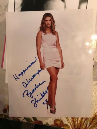 Brooke Shields,  8x10 Signed Photo Autograph Picture