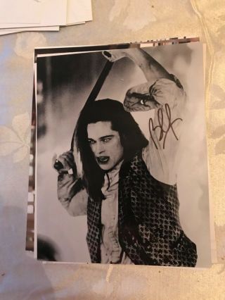 Brad Pitt Interview With A Vampire,  8x10 Signed Photo Autograph Picture