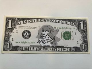 Katy Perry The California Dreams Tour 2011 Dollar Bil