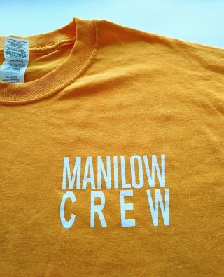 Barry Manilow Concert Crew T - Shirt Mens Xl