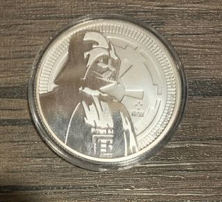 2017 Zealand Darth Vader 1 Oz Silver Coin - Star Wars Coin