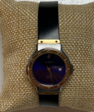 Hublot classic rubber straps MDM two tone Stainless Steal and 18k gold 2