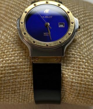 Hublot classic rubber straps MDM two tone Stainless Steal and 18k gold 3